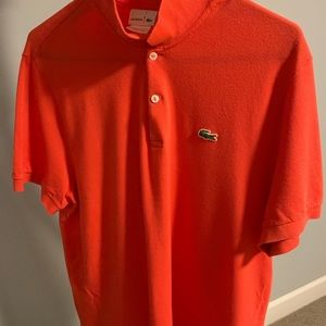 Lacoste red collection men’s polo size 6